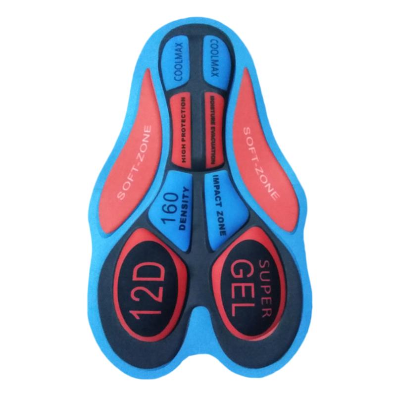 

Cycling Shorts Underwear Anti Road Bike Accessories Silicone Cushion Riding Base Bicycle Tights Seat Pad Soft Outdoor, 12d red