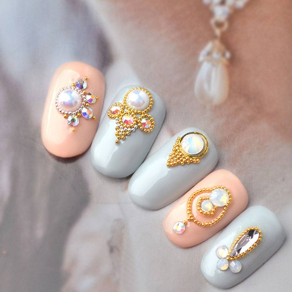 

Colorful Irregular Beads Nail Art Decoration 3D Rhinestones for Nails Shining Magic Pigment Wheel Holographic Glitter Manicure