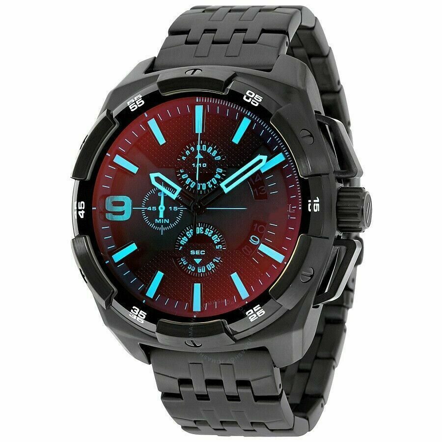 

Hot sell Stainless Steel Men's Chronograph Watch DZ4392+4393+4395+4396, Slivery;brown