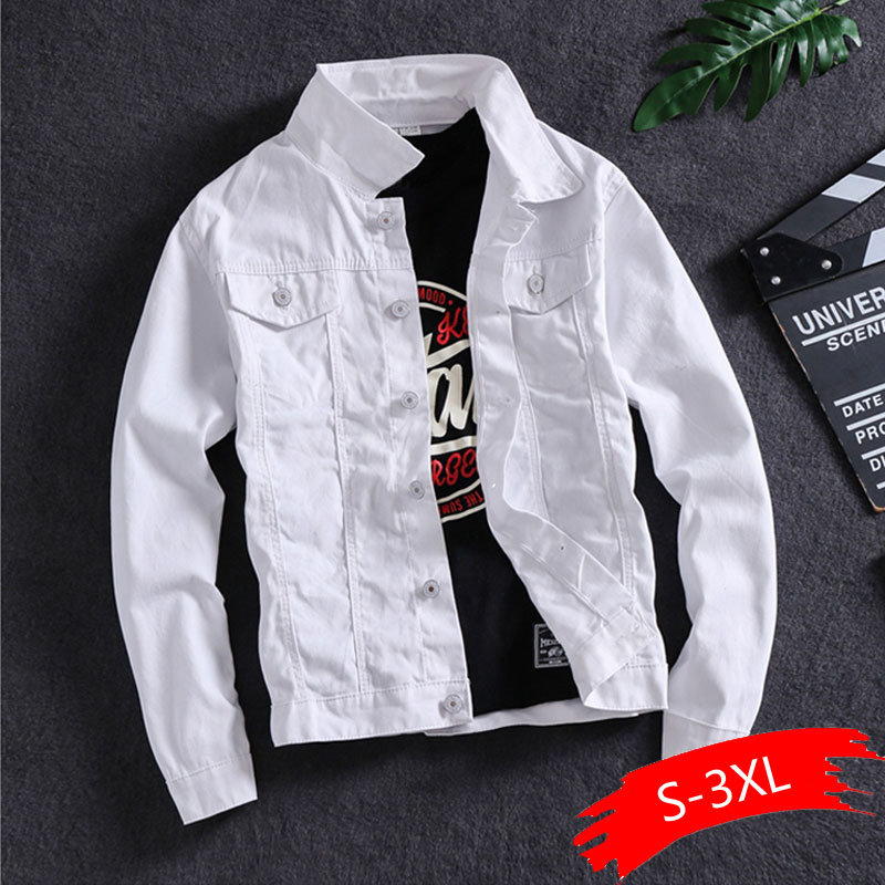 Spring And Autumn Korean Version Of The Trend Men's Denim Jacket Male Handsome Tooling Jacket Men's Tide Brand