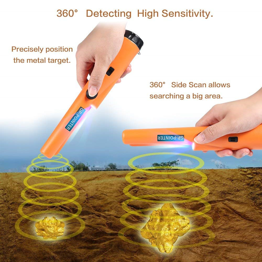

handheld metal detector pinpointer underground gold metal detector gold coin Digger Treasure Hunter Search hunt dig find detector