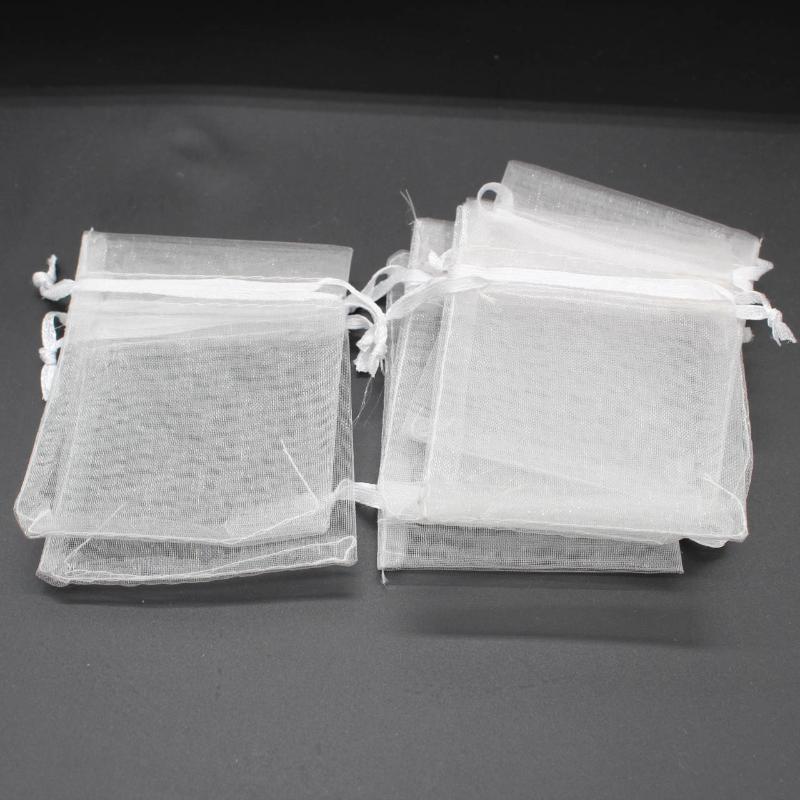 

Gift bag 7*9 cm Gift yarn bag bundle mouth organza jewelry jewelry packing transparent mesh yarn