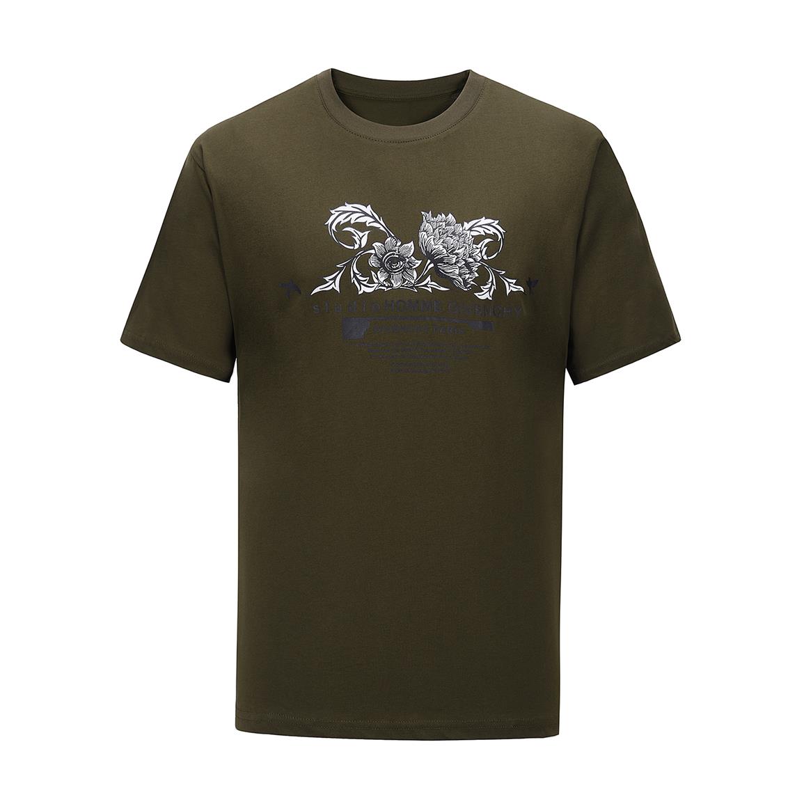 

20ss Monogram Letter Geometric Printed Fashion T-Shirt Summer Breathable Tee Casual Simple Men Women Street Short Sleeve TX35, White