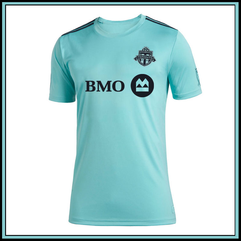 

2019 MLS Parley Toronto FC teal jerseys soccer jersey Football shirt 19 20 MLS Parley Toronto FC teal soccer jerseys Running Jerseys, No name