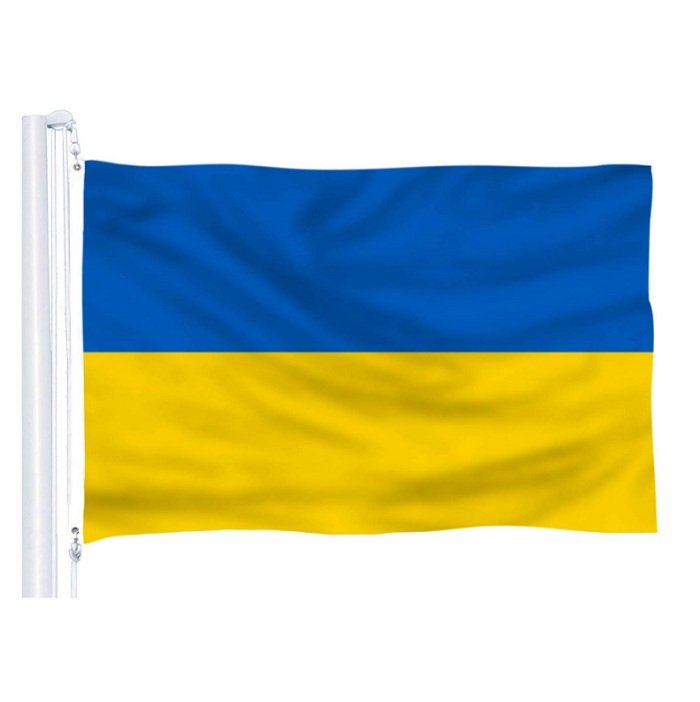 

3x5 Ukraine Flags and Banners High Quality National Hanging Advertising For Indoor,outdoor, festival,club Usage