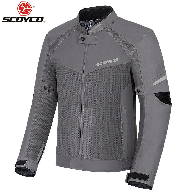 

SCOYCO Summer Men Motorcycle Jacket Motocross Off-Road Racing Jacket Breathable Mesh Protective Gear,JK-118