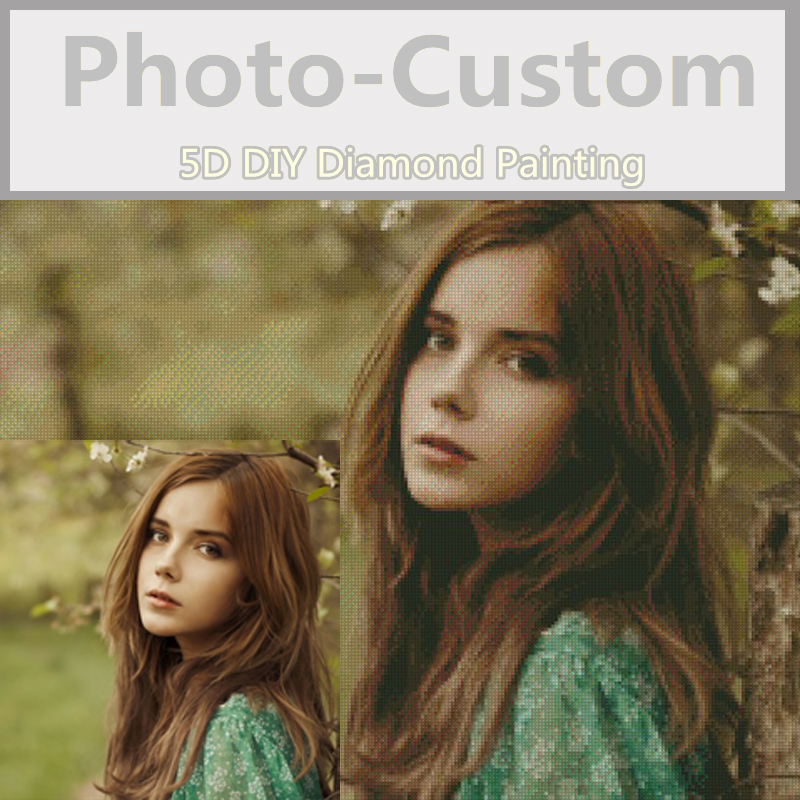 

Diamond Painting DIY Photo Custom 3D Diamond Embroidery Private Custom Full Cross Stitch Mosaic Decoration Christmas