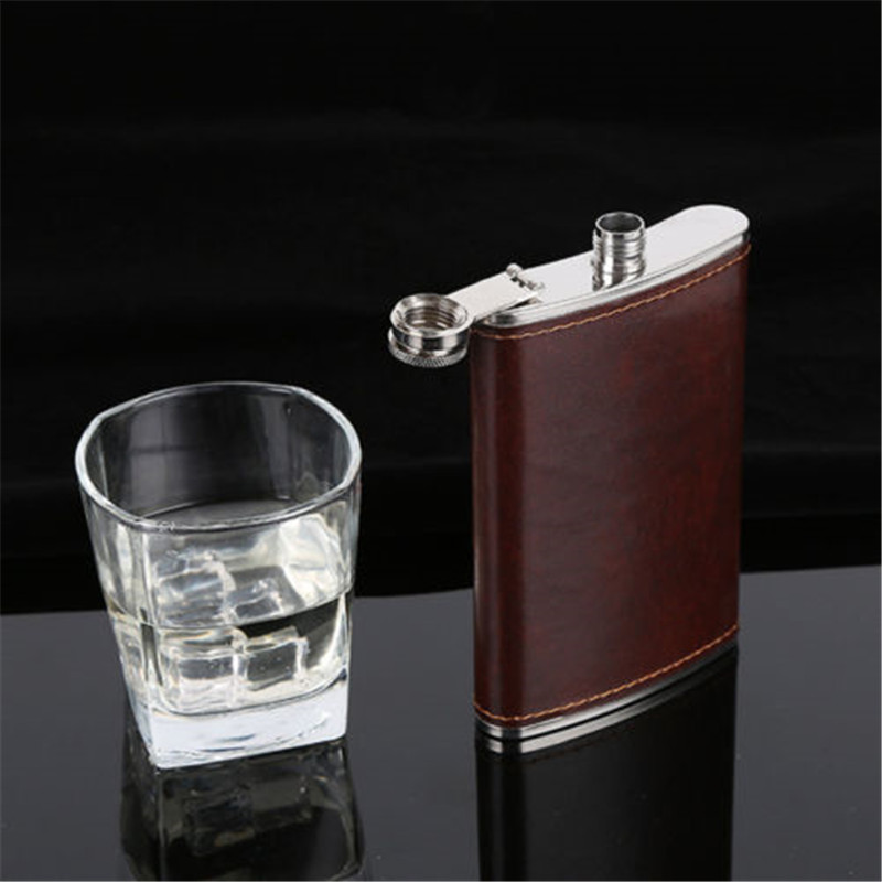 Stainless Steel Pocket Drink Whisky Flasks Alcohol Engraved Gift Steel Portable creative Hip Flask-image-510083320