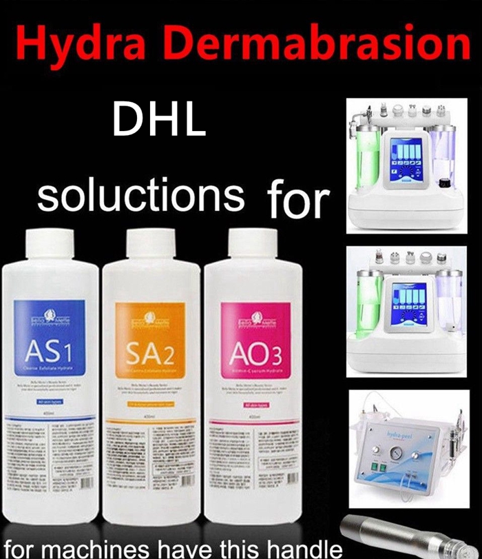 

Aqua Peeling Solution AS1 SA2 AO3 Bottles/400ml Per Bottle Aqua Facial Serum Hydra Facial Dermabrasion For Normal Skin Microdermabrasion
