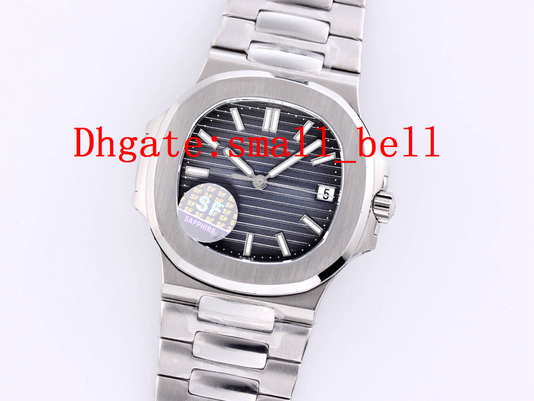 

2020 Factory Direct Men's 40mm Silver Stainless Steel Hardcover Watch 5711 Cla.324 Automatic Mechanical Date Sapphire Watch, 5 colors