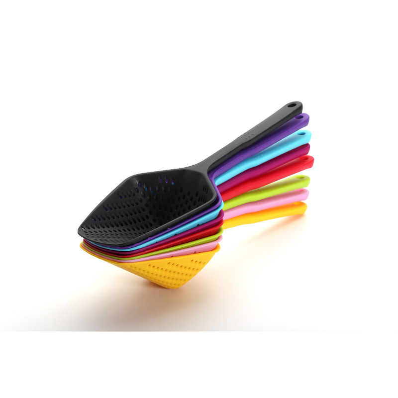 

Soup Filter Cooking Shovel Vegetable Strainer Scoop Nylon Spoon High Temperature Resistant Pressure Colander Kitchen Tool