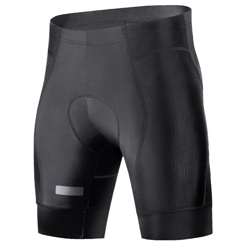 

Men 4D Padded Cycling Shorts Breathable Quick Dry Bike Bicycle Compression Shorts Reflective Mtb, Black
