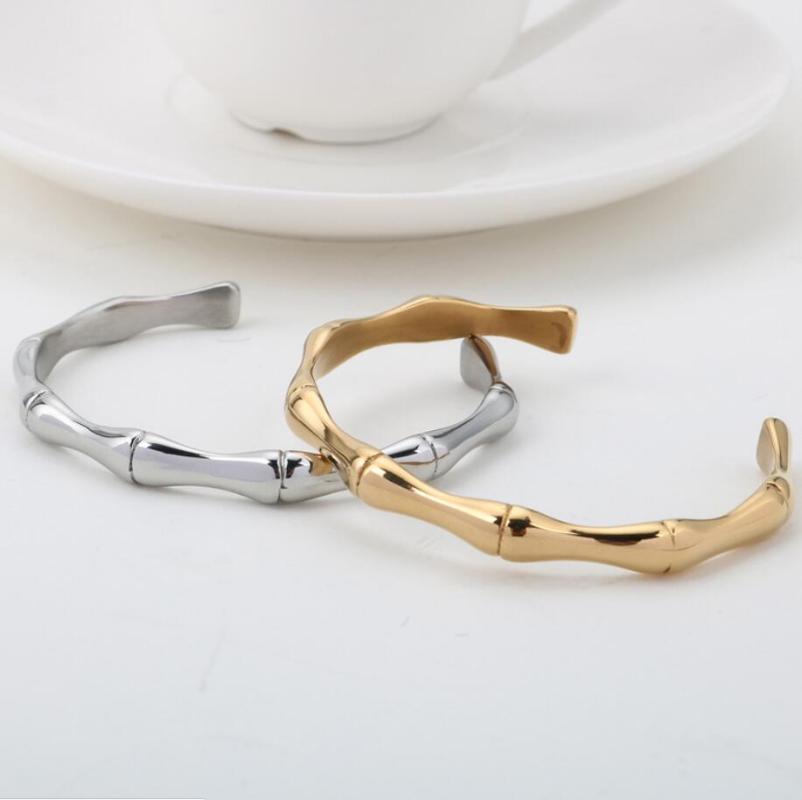

New bamboo newspaper safe bracelet Fresh bamboo festival opening men and women couple personality tide bracelet jewelry