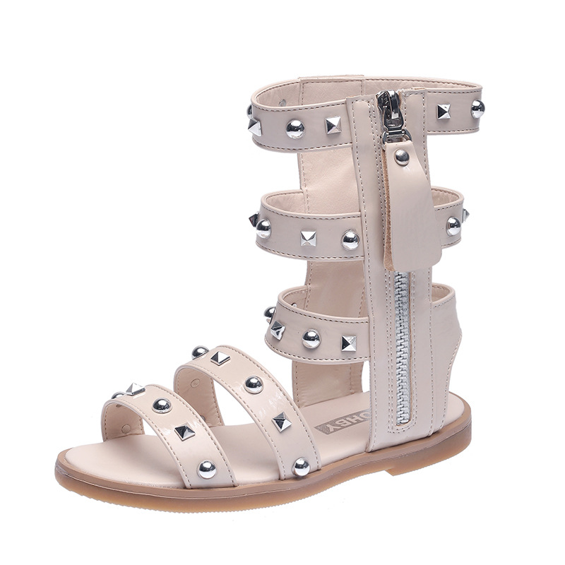 

2020 New High Tops Toddler Baby Roman Sandals Flat Heels Baby Girls Shoes Princess Beach Shoes Sandalias Girls Casual, Hbz-760