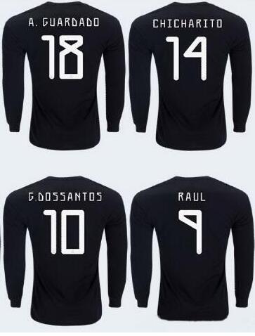 

19-20 Mexico home Customized Thai Quality long sleeve 14 J.Hernandez Soccer Jerseys shirts,11 CARLOS V 14 J.Hernandez 16 H. HERRERA wear, 20-21 home