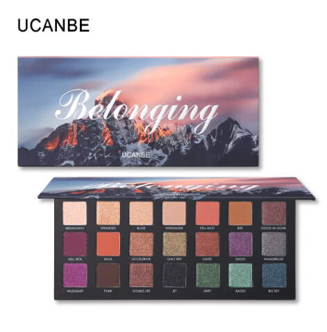 

Eye Shadow Belonging Shimmer Matte Eyeshadow Makeup Palette 21 Colors Glitter Long Lasting Pigment Sombras Cosmetic, As pic