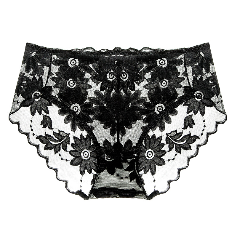 

Large Size High Waist Panties for Women Underwear Ladies Big Size Briefs Plus Transparent Sexy Lace Panties Female 5XL 6XL, Red 2311