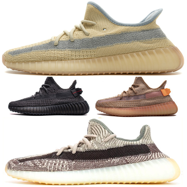 

Israfil Sneaker Linen V2 Kanye West Shoe Zyon Reflective Cinder Earth Tail Light Desert Sage Black Static Cream White Zebra Sesame Trainers, Clay