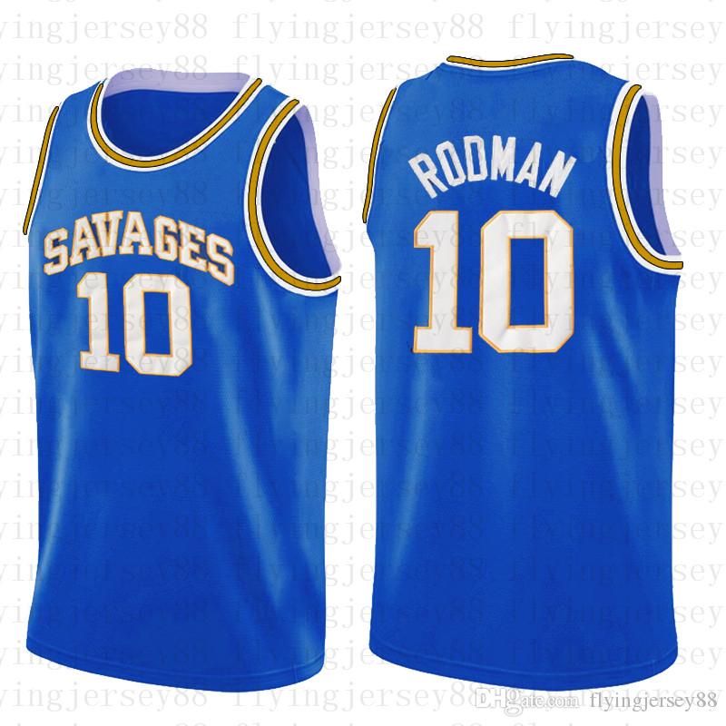 

10 Dennis Rodman Jersey Mens high school College Basketball Wears Love & Basketball movie MCCall 22 Movie Jersey -XXL, Ncaa dianyingban