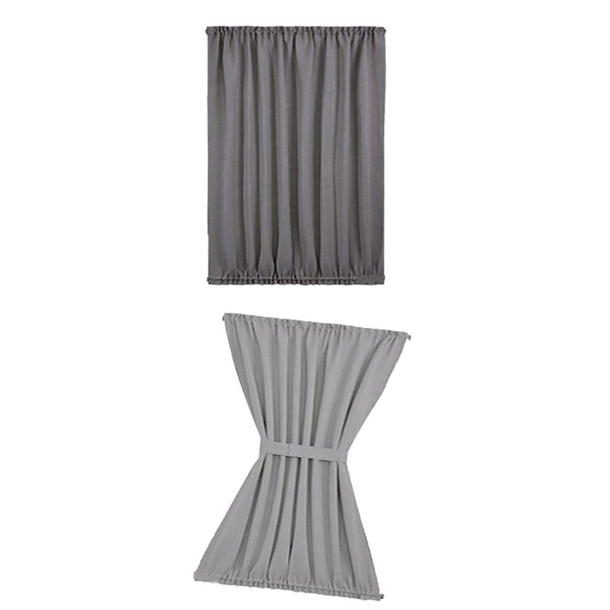 

2x front blackout french door curtain panel 137x102cm window coverings