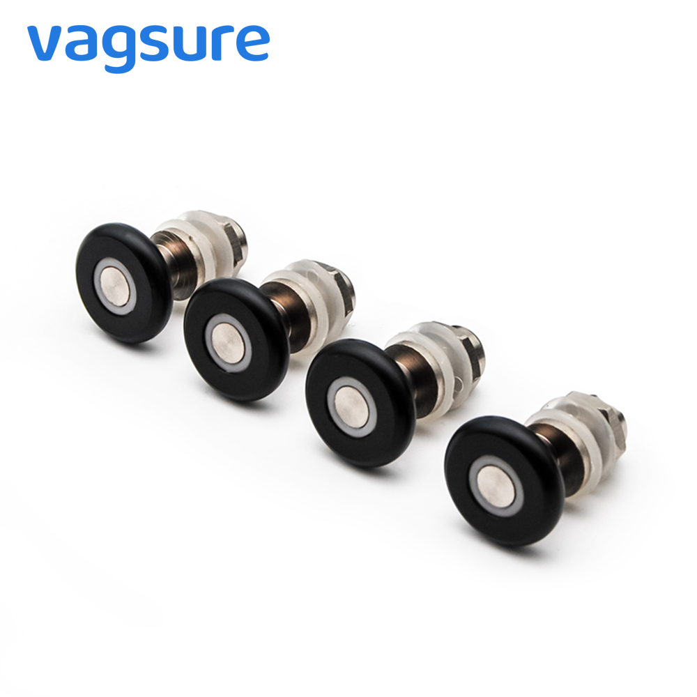 8 Pcs Chuveiro Porta Rolos corredores Wheels roldanas deslizantes Excêntrica 20-25mm