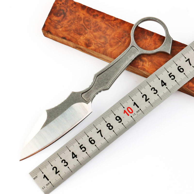 

Bo-ker GITFO fixed neck straight knife D2 pocket Folding knife cutting tool camping hunting xmas gift knife for man a2359