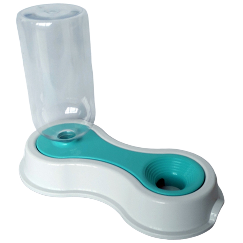 

Automatic Pet Feeder Drinking Water Dispenser No Wet Mouth Bowl for Cats Dogs Water Dispenser 500ML Pet Products-Blue