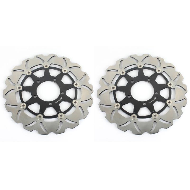 

BIKINGBOY Front Brake Discs Disks Rotors For ZX6R 636 13-19 ZX10R 08-15 ZZR 1400 ZX14R 06-19 GTR 1400 ZG1400 Z 800 1000
