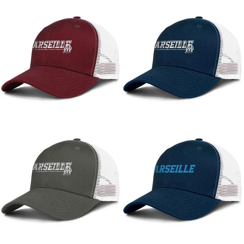 

Olympique de Marseille Les Olympiens OM Marble Label man and woman adjustable tennis hat truck driver cool blank fit personalized cap, Colorname1