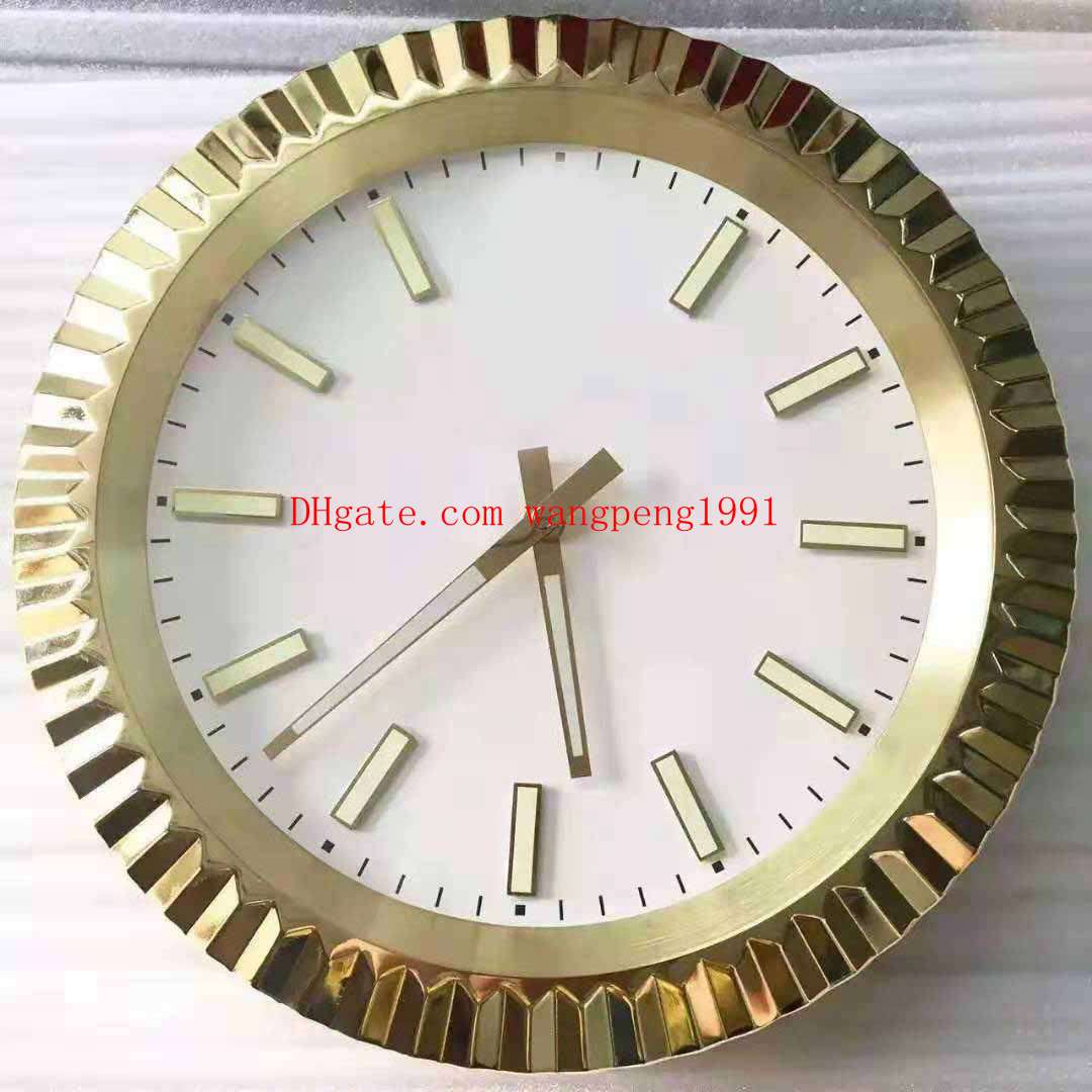 

4 colour high quality brand Wall Clock Household 18K gold 126333 126334 no date Wall Clock 34CM x 5CM 3KG Quartz Electronic Clock