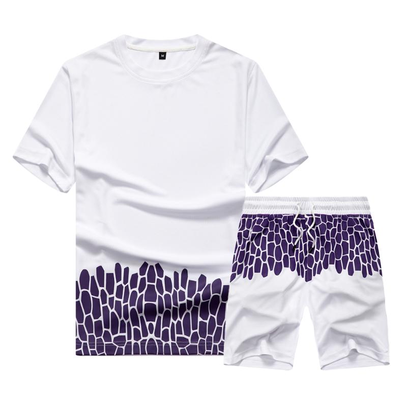 mens white two piece set