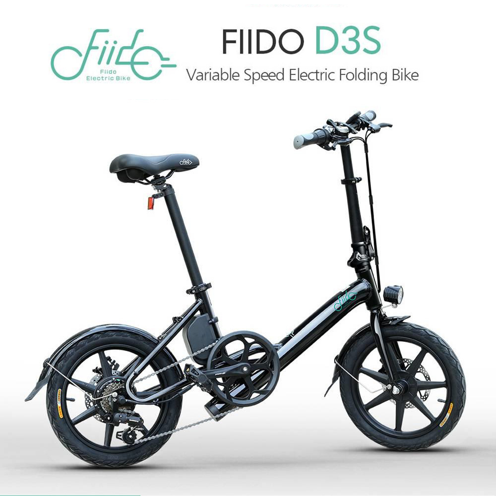 

FIIDO D3/D3S Shifting Version 36V 7.8Ah 300W Electric Bicycle 16 Inches Folding Moped Bicycle 25km/h Electric Bike Stock in EU