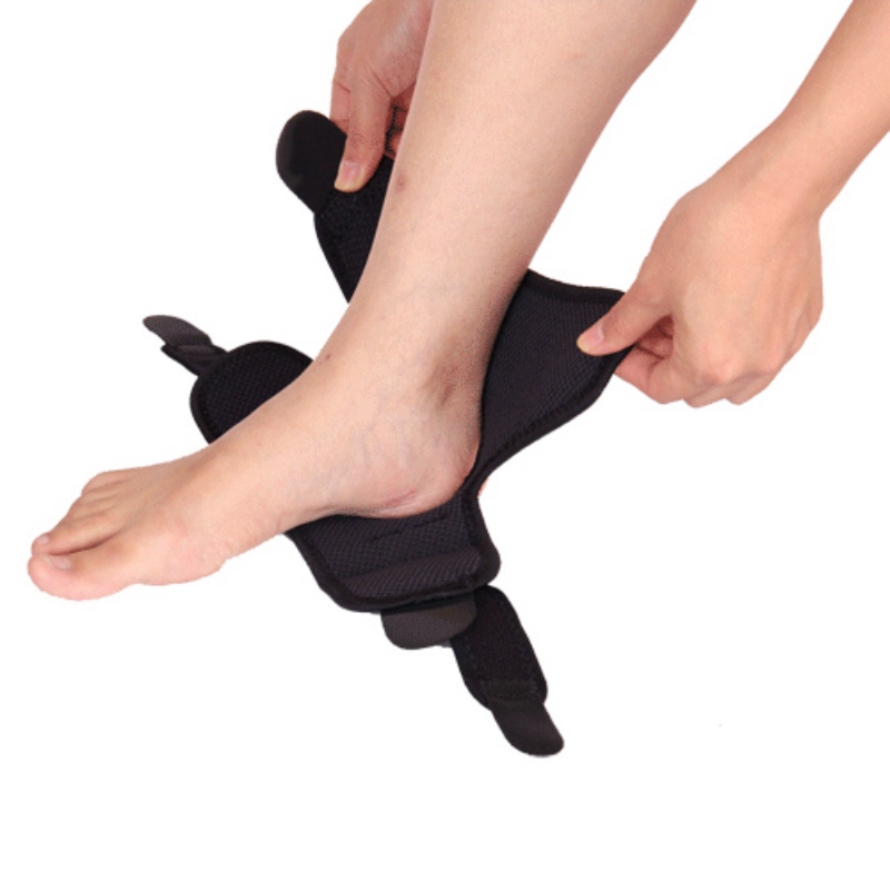 

Badminton sports protective gear basketball football ankle adjustable foot guard sprain pressure belt protective, Black