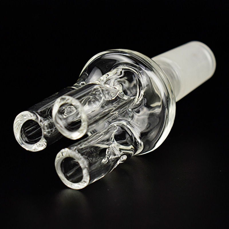

14mm 18mm male joint smoke revolver bowl 3-arm taster for hookah bong