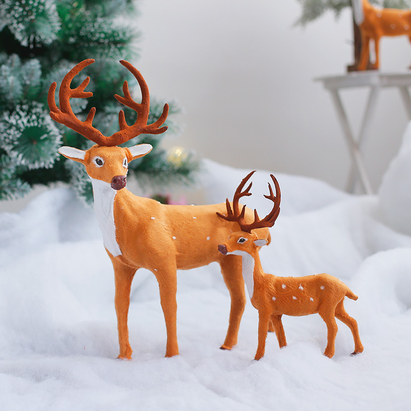 

Creative display window Christmas gifts elk decorations Christmas