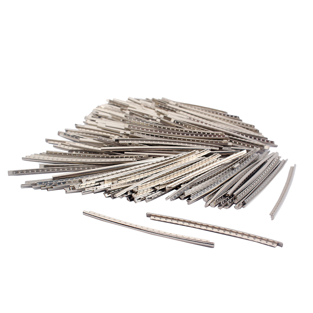 

100Pieces 68mm Acoustic Guitar Fretwire for Musical Instrument Accessory 68x3x3.3mm