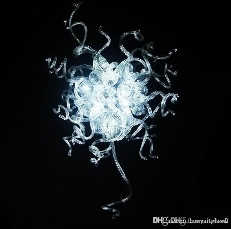 

100% Mouth Blown Borosilicate Energy Hand Blown Glass Pendant Light Home Decoration Cheap Murano Glass Chandelier Crystals