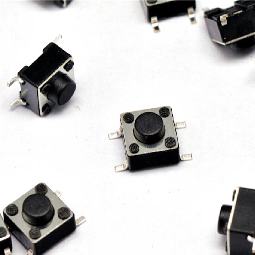 100Pcs 6x6x5mm 4 Pins SMD SMT Momentary Push Button Tact Tactile Switches UK