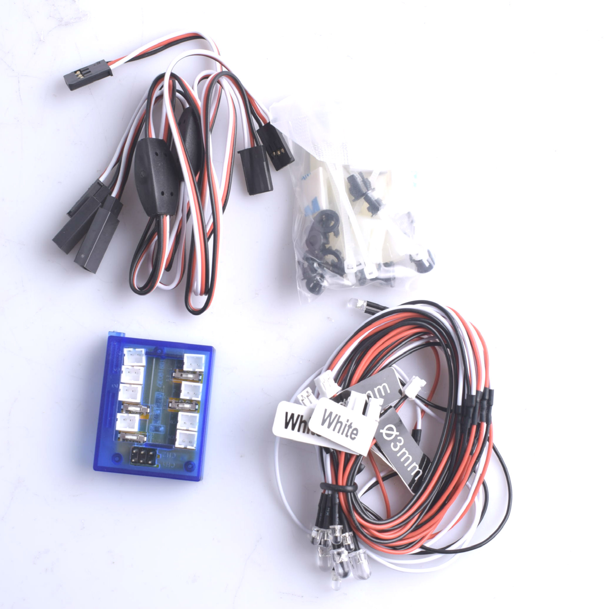 FUSE MODEL RC LED Lighting System Kit For All RC Cars And Trucks 1/10th