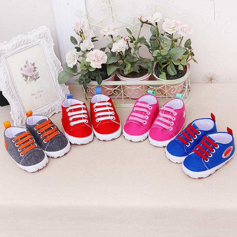 

Toddler Shoes Newborn Infant Baby Cartoon Girls Boys Soft Prewalker Casual Flats Shoes Baby Girls Boys Sneakers, Red
