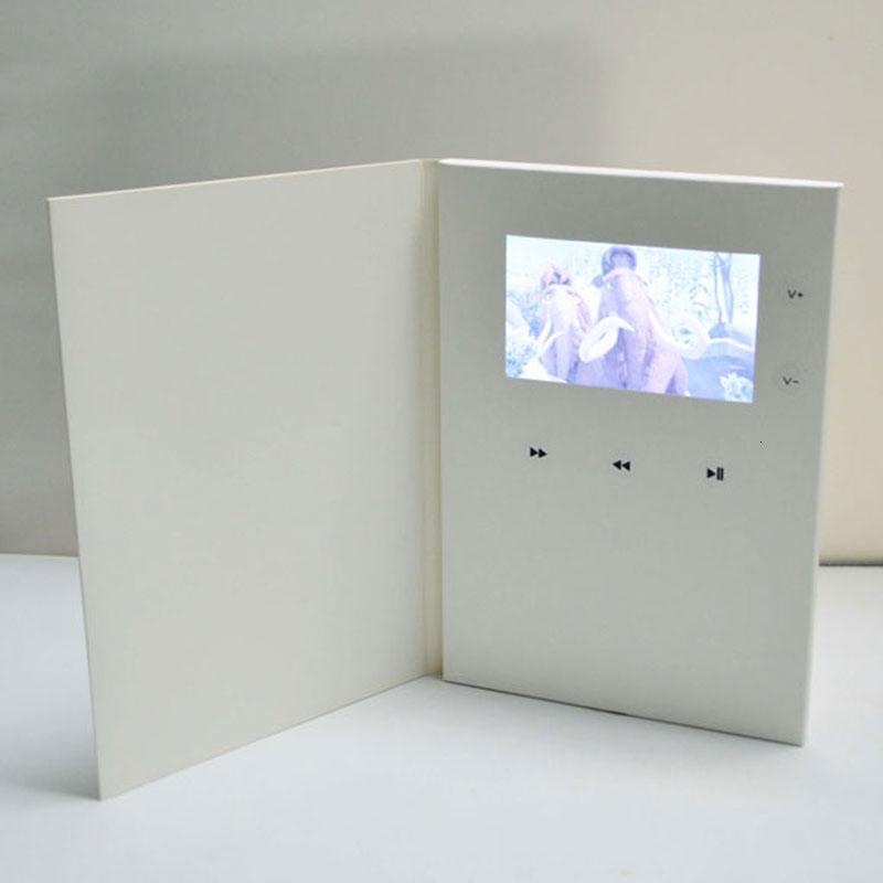 

2.8/4.3/5/7/10 inch Screen Video Digital Brochure Customized Printing Business and Christmas Wedding Invitations Greeting Card SH190923