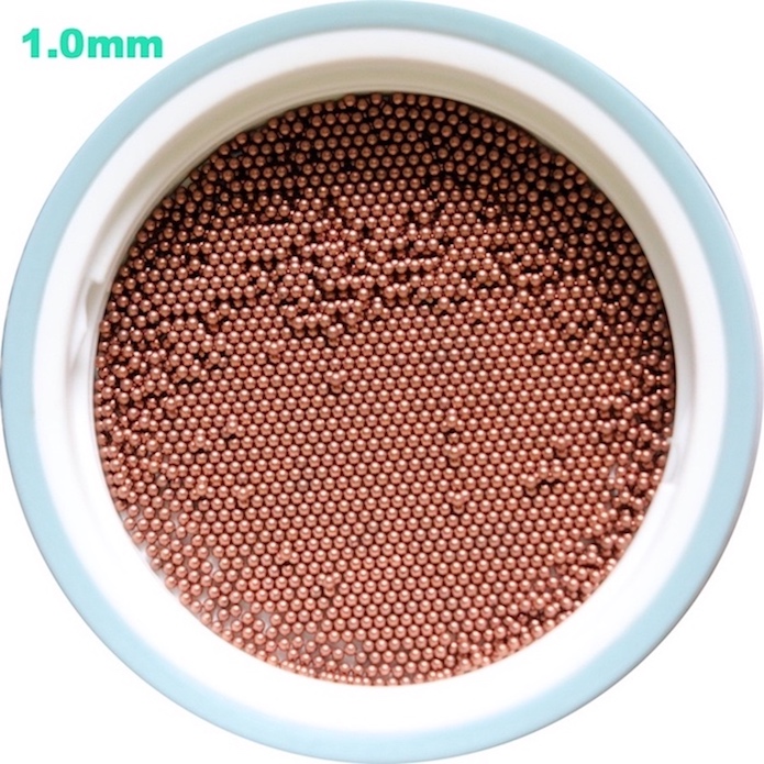 

1mm Solid Copper Bearing Balls (Min 99.9% Cu) For Galvanic Applications And Electronic Industry High Quality