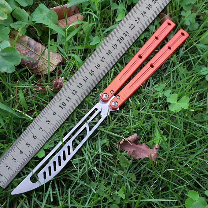 

Theone Classic Butterfly Trainning Sea Monster Trainer Jilt Swing Knife Not Sharp CNC Fitting Bushing System BM42 BM51 Basilisk Snake Squid Cyoz Parrot