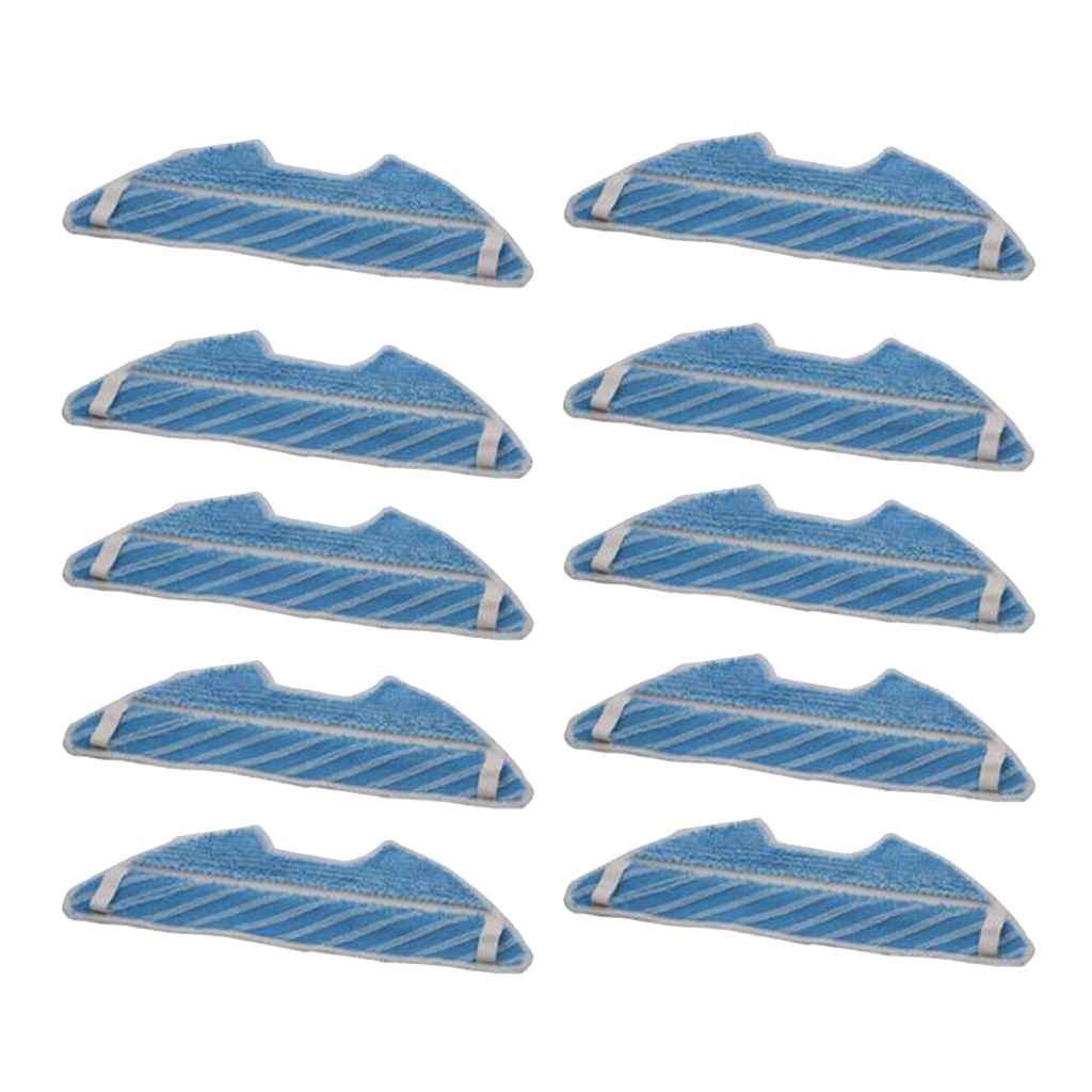 

set of 10 mop accessory cleaning pads eco-friendly microfiber