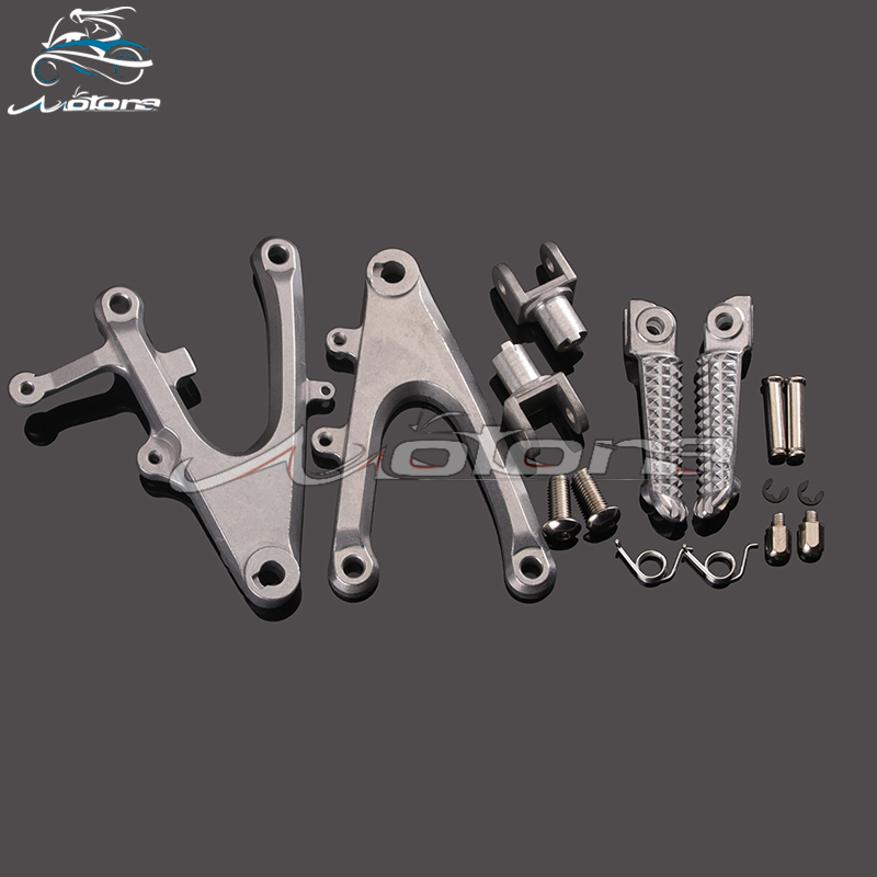 

Front footpegs Foot pegs Footrest Pedals Bracket For YZF1000 YZF R1 YZFR1 2004-2006 2004 2005 2006 04 05 06 04-06