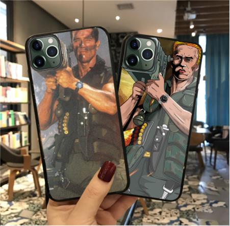 

Commando 1985 film Arnold Schwarzenegger Tempered glass Phone cases for iPhone 6 6s 7 8 Plus X XS XR Cover For Apple iPhone 11 Pro Max Case, Commando 2
