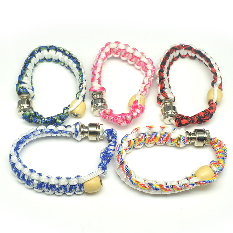 

Hot Sale stash bracelet pipe stash storage discreet smoking bracelet pipe for click n vape tobacco sneak a toke smoking pipe