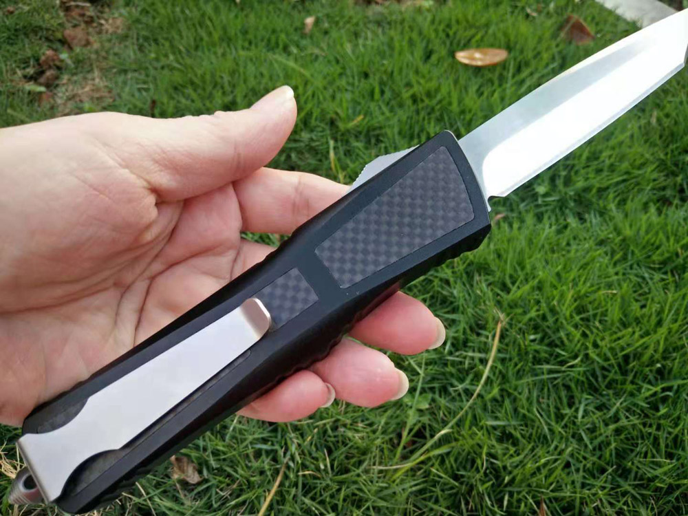 

AUTO High quality Benchmade BM3300 BM3500 A07 UTX85 combat knives Double action clip camping cutting tool folding tactical EDC pocket knife