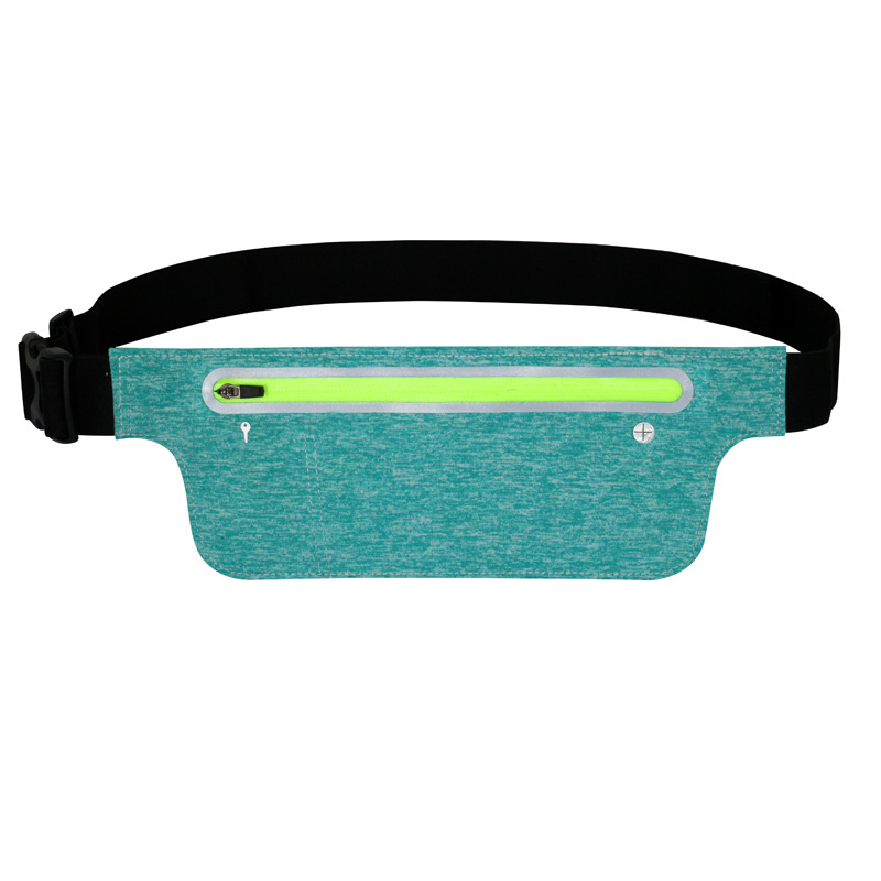 

New fashion thin sports waist bag creative models running cycling mountaineering Lycra waterproof outdoor waist bag 5 colors, Camouflage orange