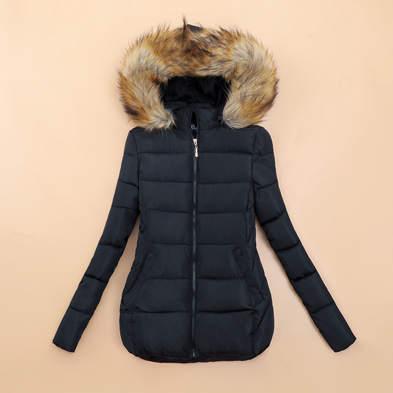 

Dugujunyi 2019 Winter Jacket Women Thick Snow Wear Winter Coat Lady Clothing Female Jackets Parkas, Beige
